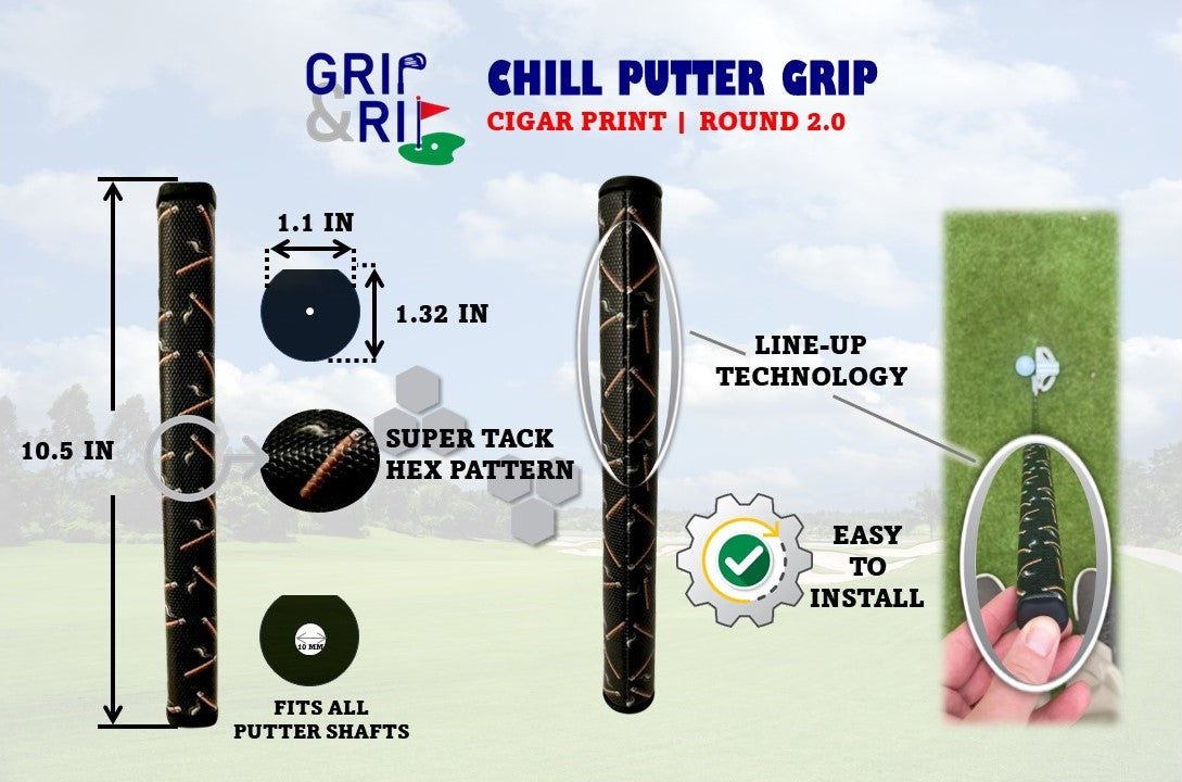 Chill Edition Tour Golf Putter Grip | Round 2.0