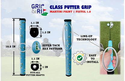 Class Edition Tour Golf Putter Grip | Pistol 1.0