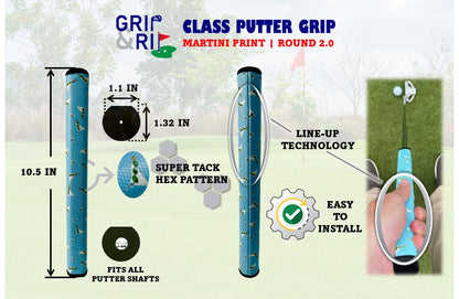 Class Edition Tour Golf Putter Grip | Round 2.0